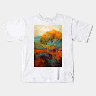 Rusty textured countryside autumn5 Kids T-Shirt